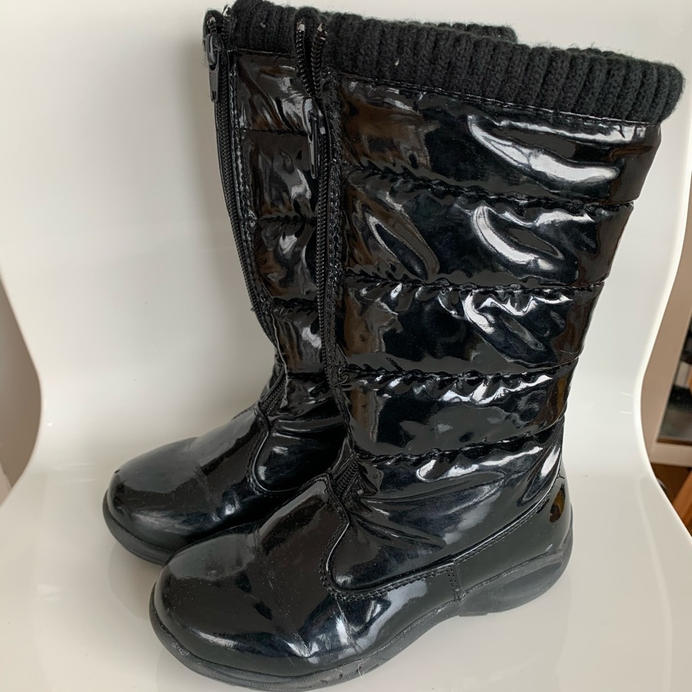 Girls Tundra: “Puffy” Snowboots with Fleece Lining